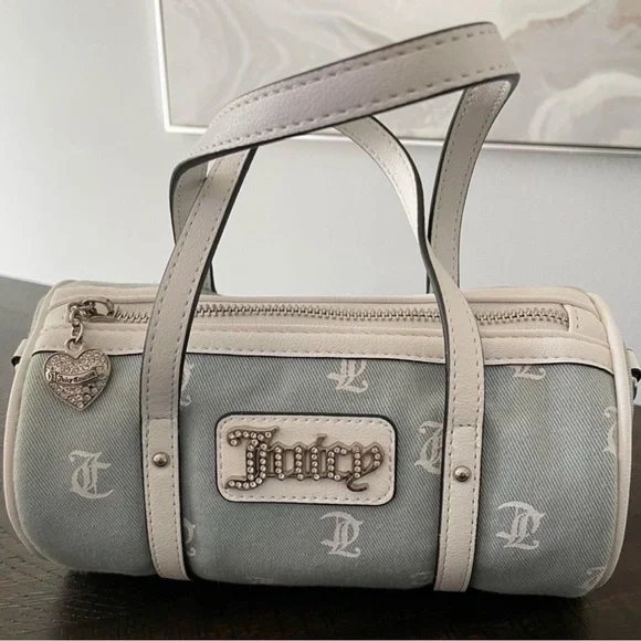 Juicy Couture Matching Duffel & Barrel Bag Set |Premium Free Gift Included - Picture 2 of 16